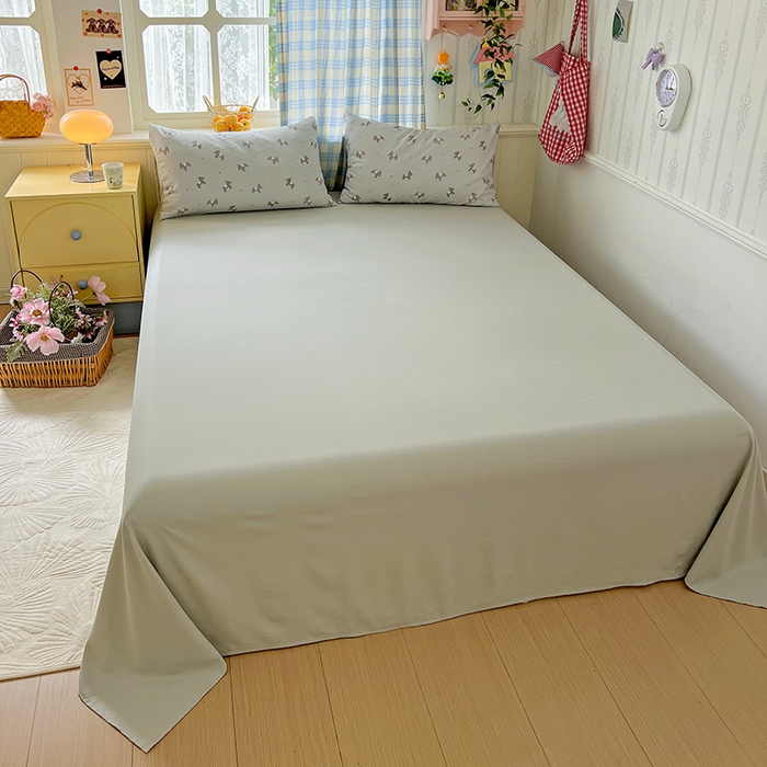 91家纺网 家纺一手货源 找家纺 名品家纺 2025新款加厚高克重人字纹优卡棉双层纱提花四件套（提供买家秀） 七宝