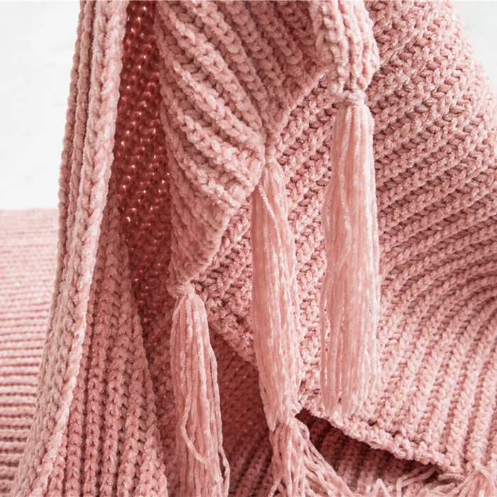 91家纺网 家纺一手货源 找家纺 （总）暖绵绵 新款梅格尔针织毛毯线毯