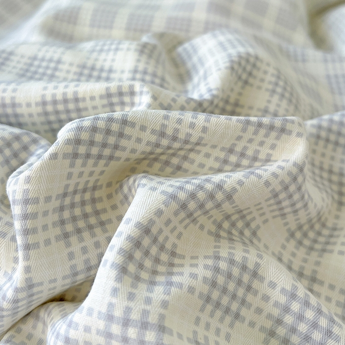 91家纺网 家纺一手货源 找家纺 名品家纺 2025新款加厚高克重人字纹优卡棉双层纱提花四件套（提供买家秀） 曲奇饼干-绿