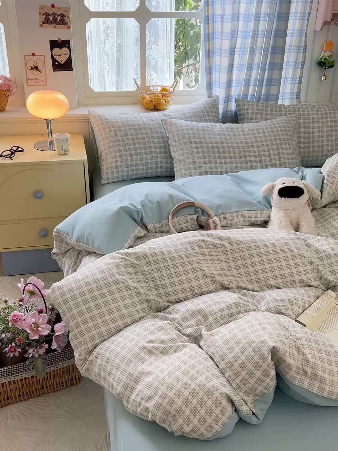 91家纺网 家纺一手货源 找家纺 名品家纺 2025新款加厚高克重人字纹优卡棉双层纱提花四件套（提供买家秀） 曲奇饼干-绿