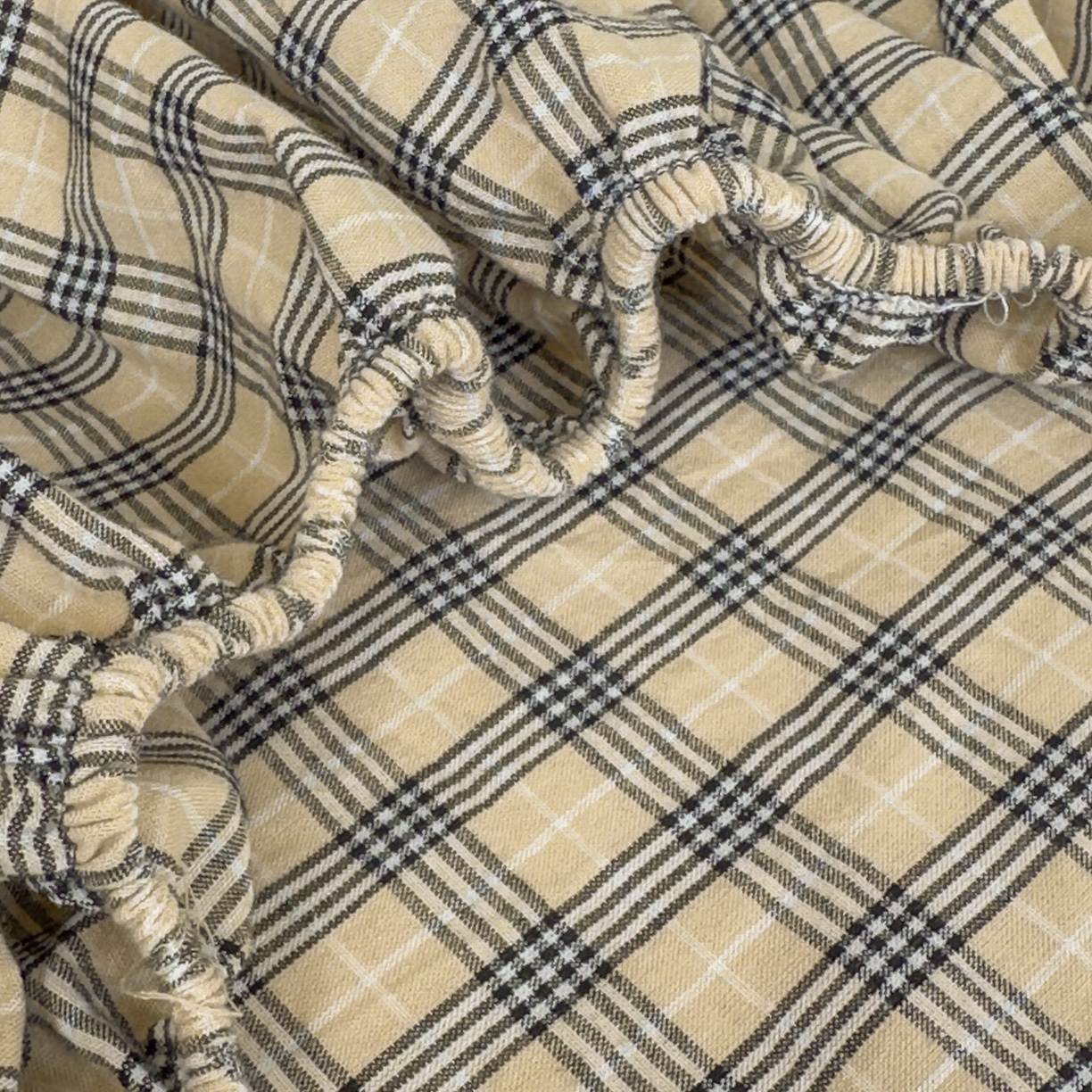 91家纺网 家纺一手货源 找家纺 晚依家纺 2025新款A类色织全棉水洗棉床单单件纯棉格子纯色学生宿舍定制定做 春野-咖灰