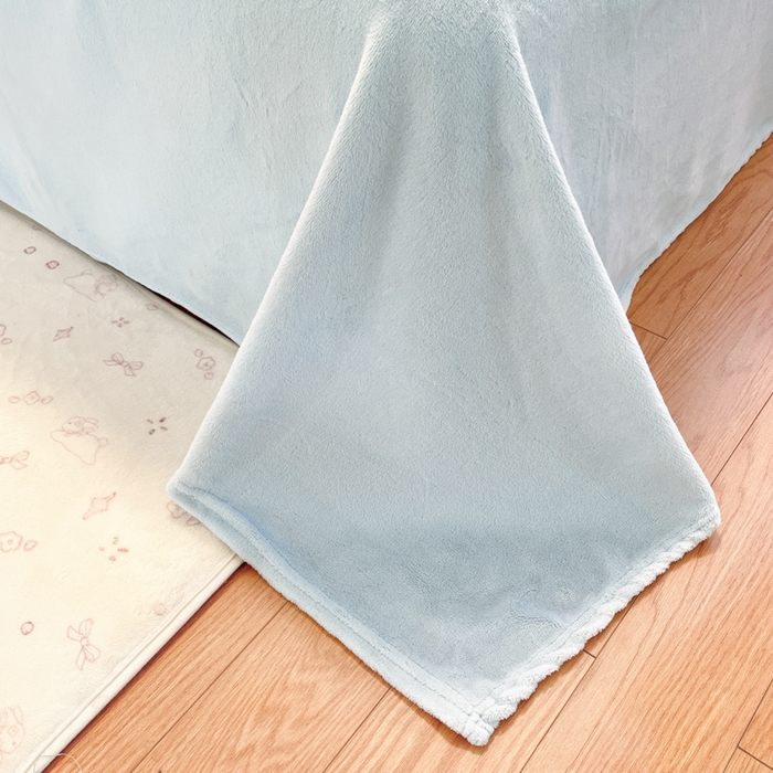 91家纺网 家纺一手货源 找家纺 川悦生活 2025新款绣花牛奶绒毛巾绣四件套-大床 快乐好友派