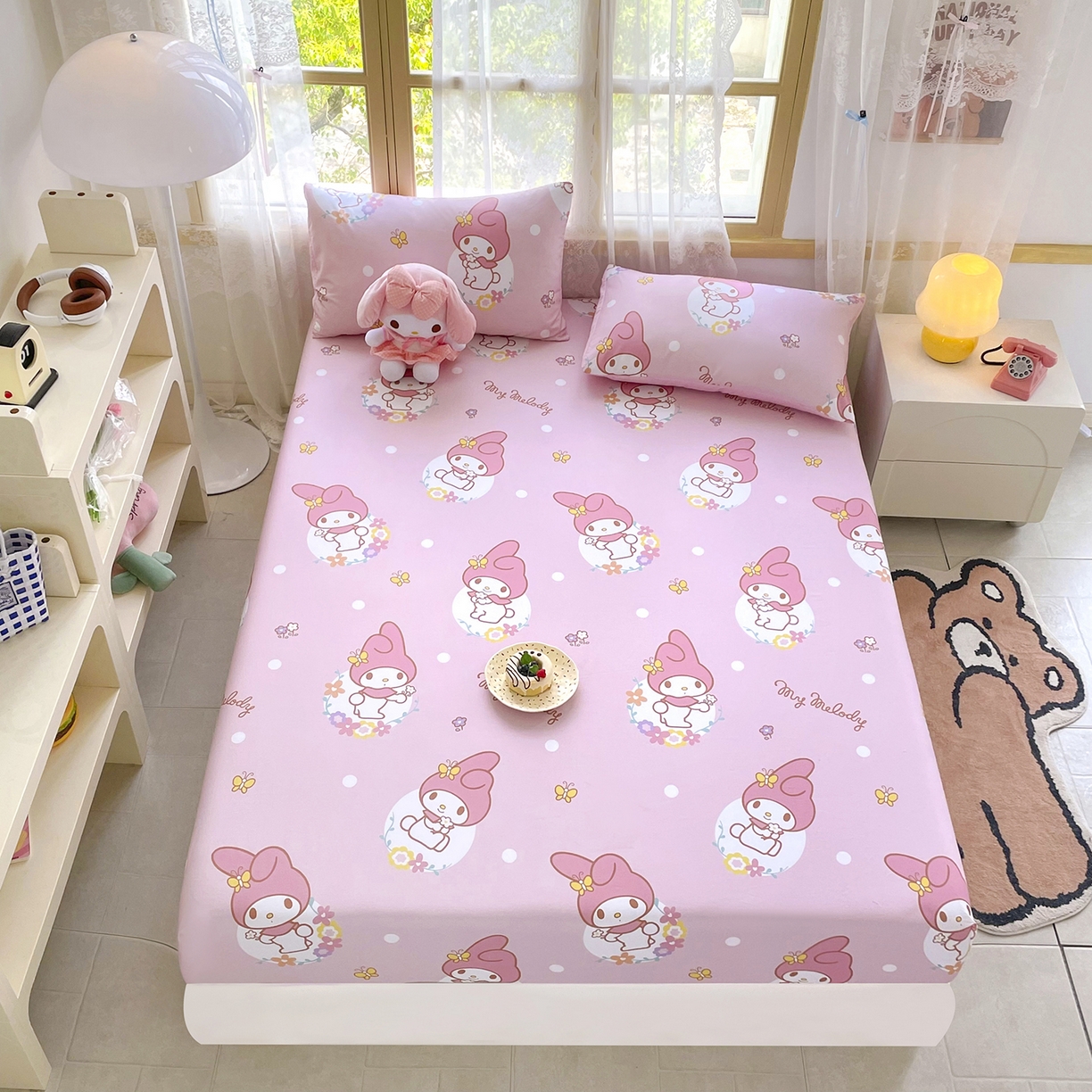 91家纺网 家纺一手货源 找家纺 （总）浩诚2025新款三丽欧专版花型全棉纯棉床笠