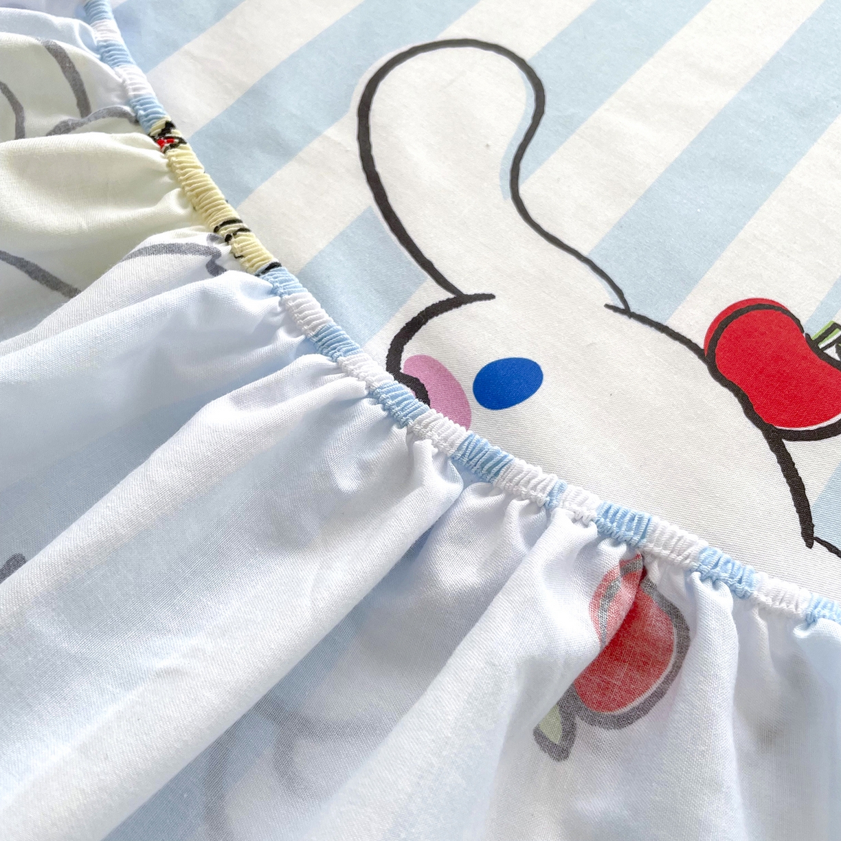 91家纺网 家纺一手货源 找家纺 浩诚2025新款三丽欧专版花型全棉纯棉床笠 肉桂