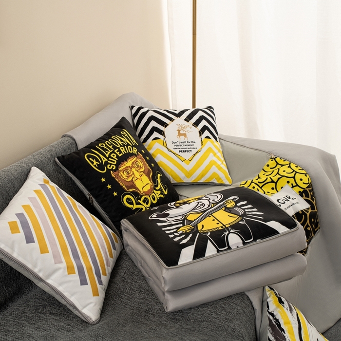 91家纺网 家纺一手货源 找家纺 （总）新奇异 2025新款北欧风仿超柔抱枕 （支持定制）被