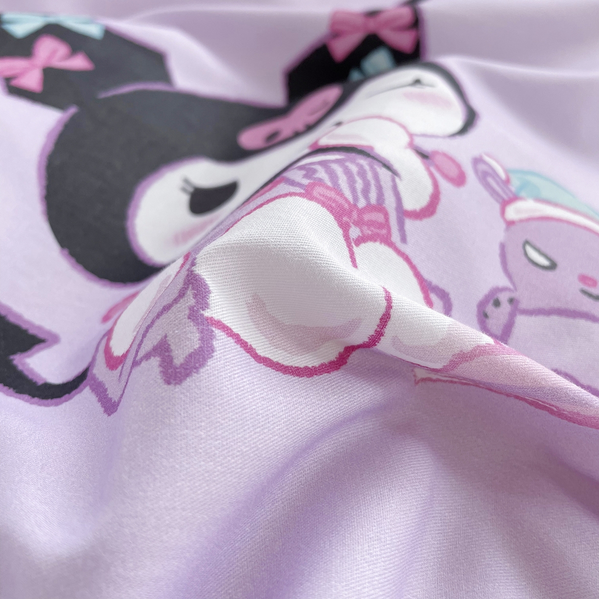 91家纺网 家纺一手货源 找家纺 浩诚2025新款三丽欧专版花型全棉纯棉床笠 甜语