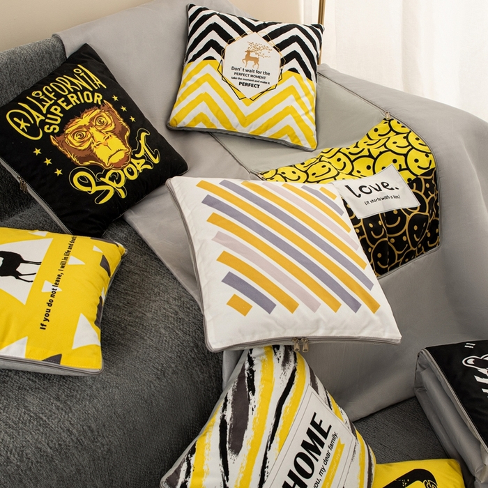 91家纺网 家纺一手货源 找家纺 （总）新奇异 2025新款北欧风仿超柔抱枕 （支持定制）被