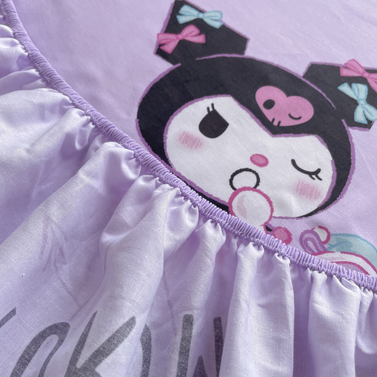 91家纺网 家纺一手货源 找家纺 浩诚2025新款三丽欧专版花型全棉纯棉床笠 甜语