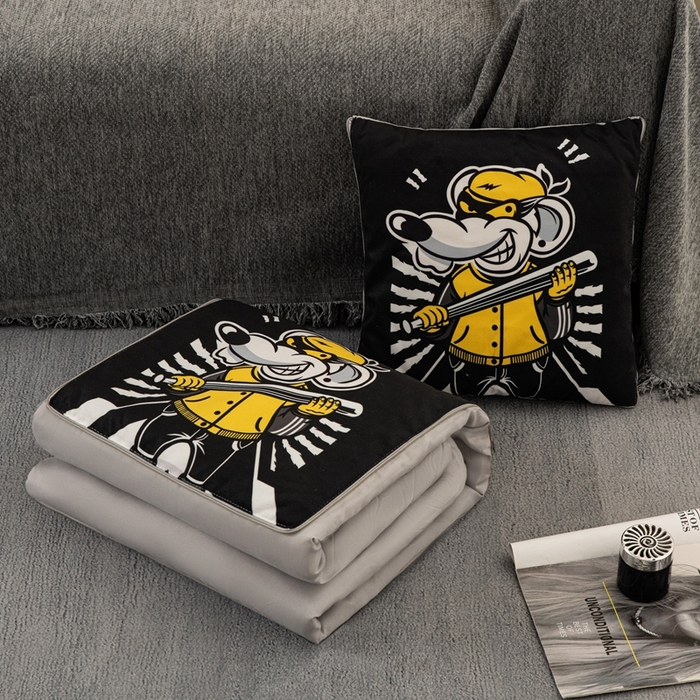 新奇异 2025新款北欧风仿超柔抱枕 （支持定制）被 鼠老大