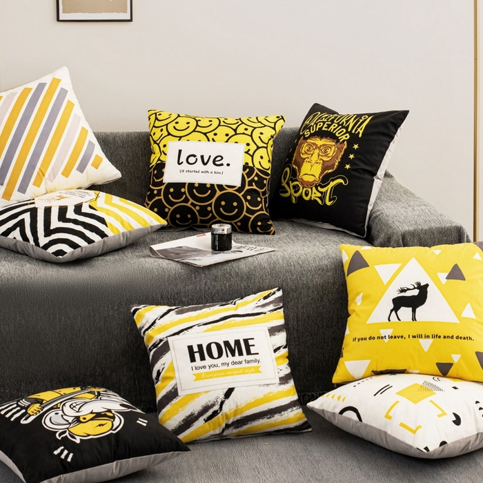 91家纺网 家纺一手货源 找家纺 新奇异 2025新款北欧风仿超柔抱枕 （支持定制） 组合图仅供展示