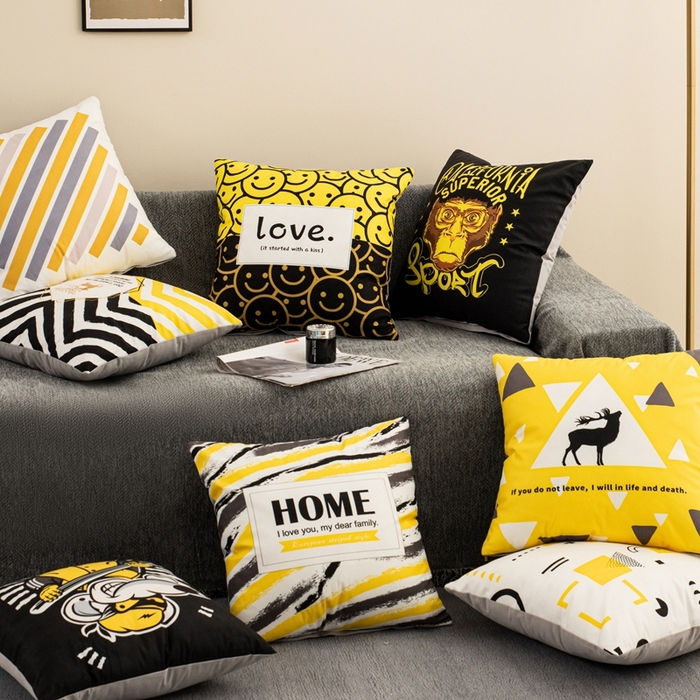 91家纺网 家纺一手货源 找家纺 新奇异 2025新款北欧风仿超柔抱枕 （支持定制） 组合图仅供展示