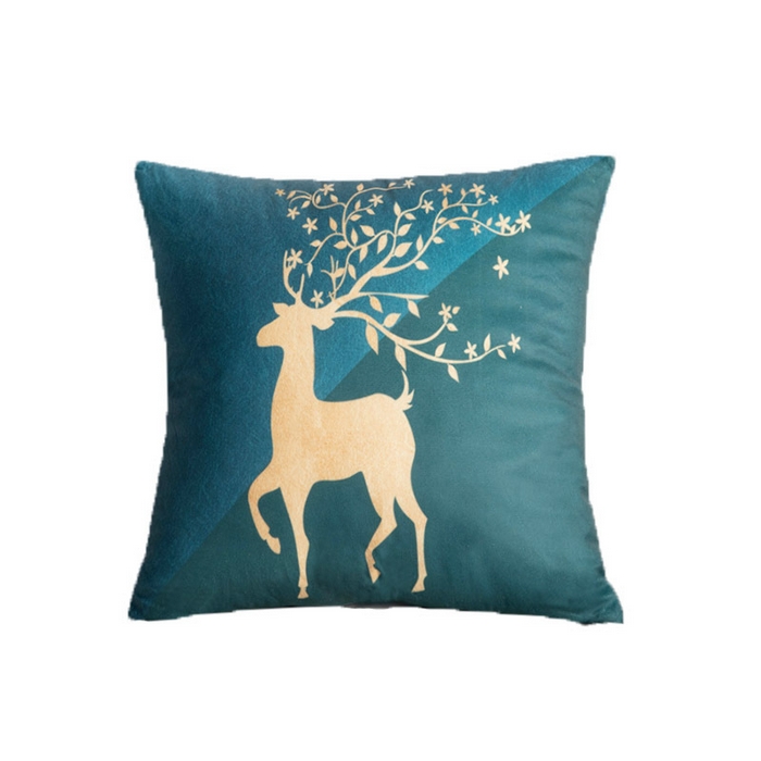 91家纺网 家纺一手货源 找家纺 新奇异 2025新款北欧风仰望鹿抱枕（支持定制） 仰望鹿