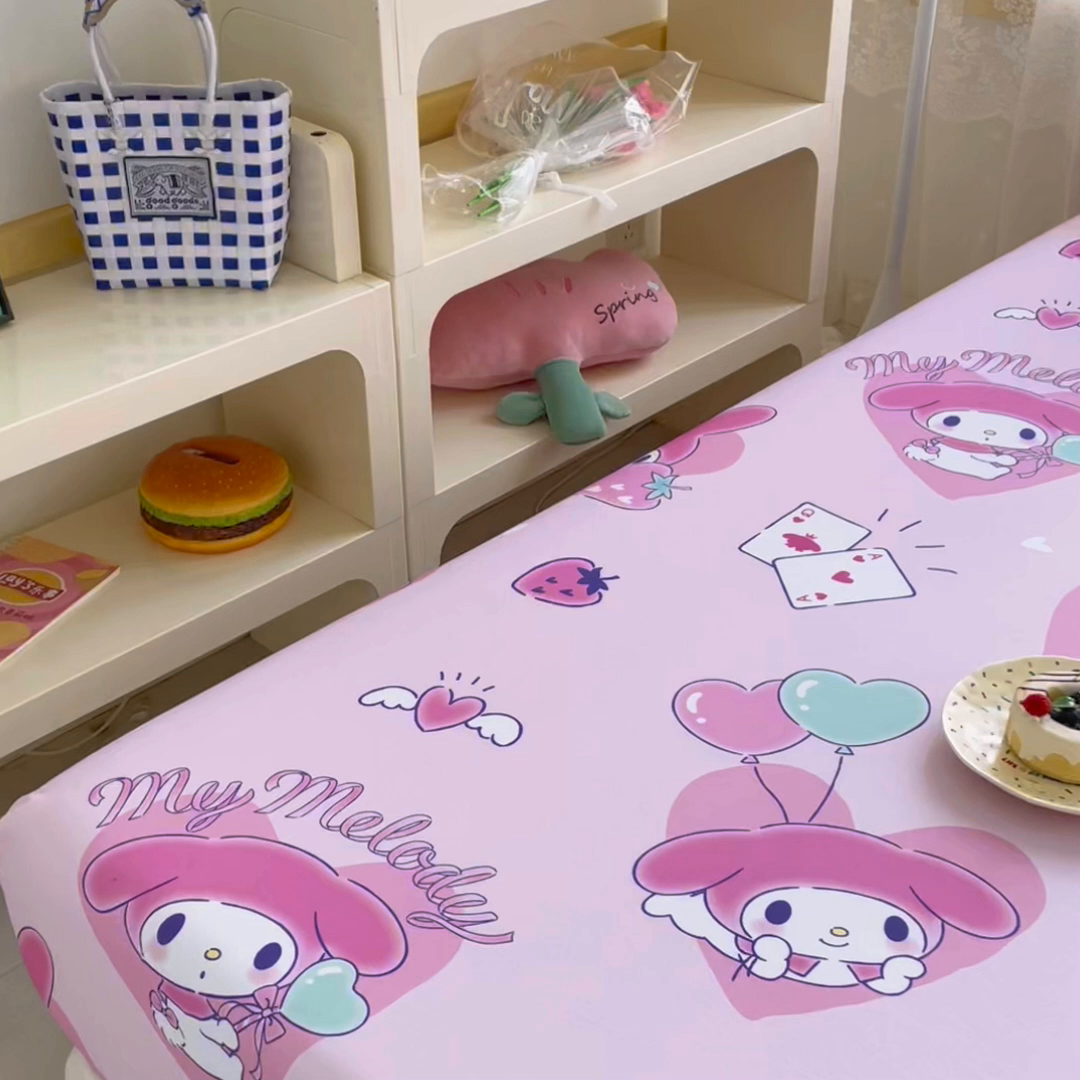 91家纺网 家纺一手货源 找家纺 浩诚2025新款三丽欧专版花型全棉纯棉床笠 甜莓