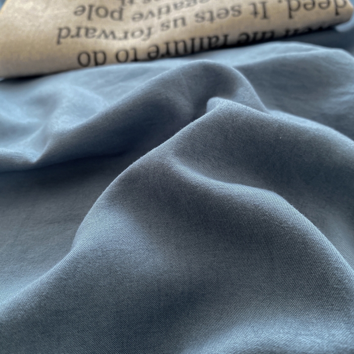 91家纺网 家纺一手货源 找家纺 夜笙家纺 2025新款水洗棉纯色双拼四件套 双拼-宝蓝灰
