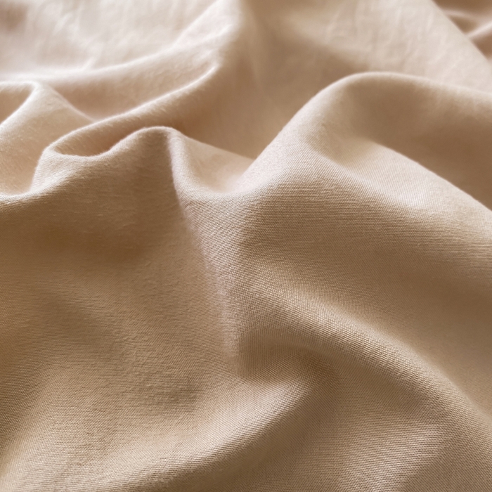 91家纺网 家纺一手货源 找家纺 夜笙家纺 2025新款水洗棉纯色双拼四件套 双拼-奶茶摩卡