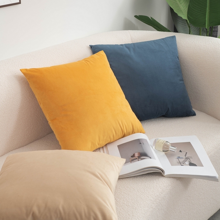 91家纺网 家纺一手货源 找家纺 （总）新奇异 2025新款纯色荷兰绒抱枕 （支持定制）