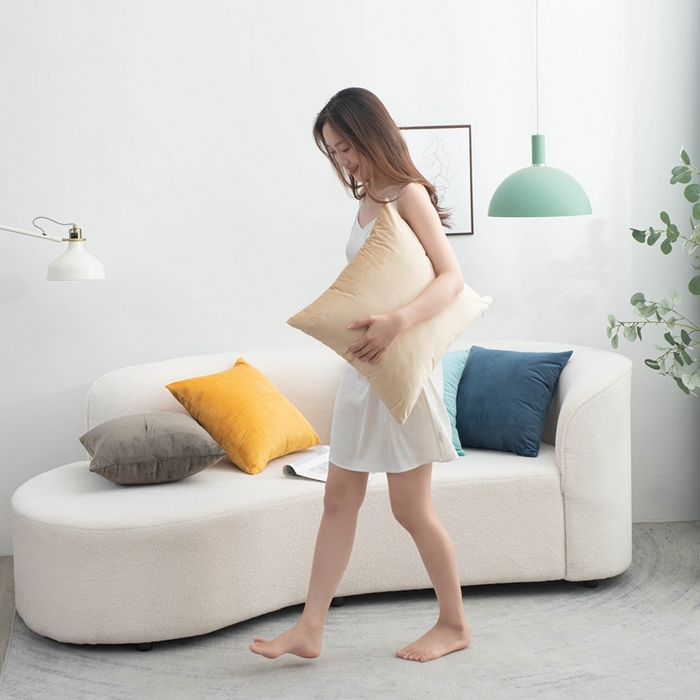 91家纺网 家纺一手货源 找家纺 （总）新奇异 2025新款纯色荷兰绒抱枕 （支持定制）