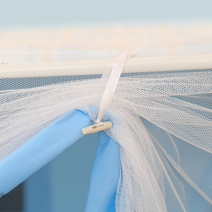 91家纺网 家纺一手货源 找家纺 （总）安金蚊帐2025新款防蚊遮光一体99%强遮光学生宿舍上下铺遮光学生蚊帐-蓝色系列