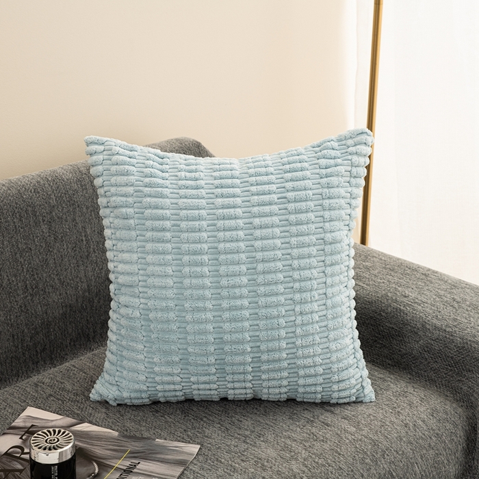 91家纺网 家纺一手货源 找家纺 （总）新奇异 2025新款简约单/双面灯芯绒抱枕麦穗粒系列