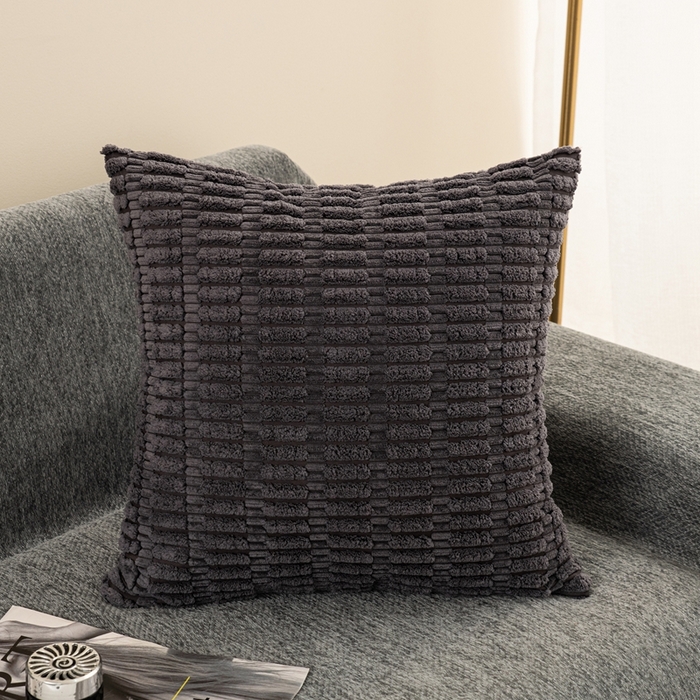 91家纺网 家纺一手货源 找家纺 （总）新奇异 2025新款简约单/双面灯芯绒抱枕麦穗粒系列