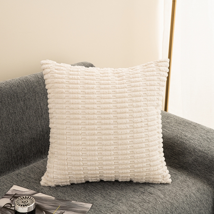 91家纺网 家纺一手货源 找家纺 （总）新奇异 2025新款简约单/双面灯芯绒抱枕麦穗粒系列