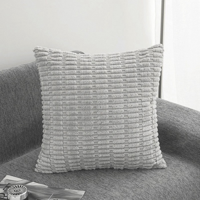 91家纺网 家纺一手货源 找家纺 （总）新奇异 2025新款简约单/双面灯芯绒抱枕麦穗粒系列