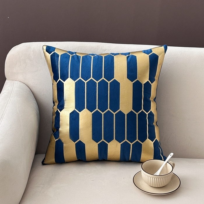 91家纺网 家纺一手货源 找家纺 （总）新奇异 2025新款蜂窝烫金抱枕