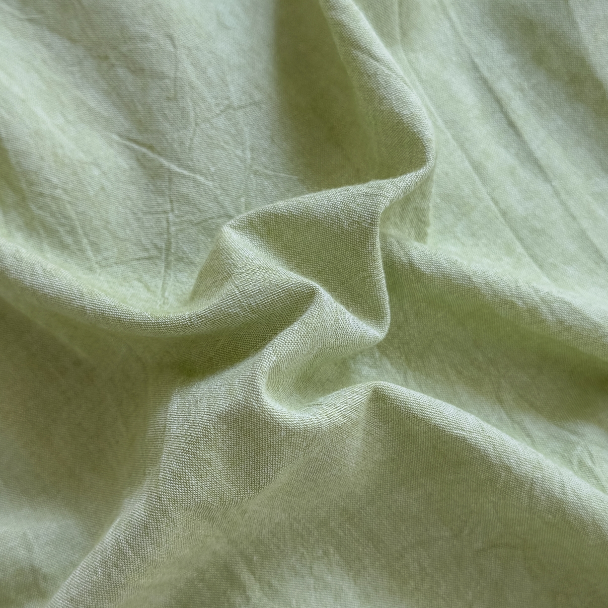 91家纺网 家纺一手货源 找家纺 晚依家纺 2025新款A类全棉色织水洗棉被套单件纯棉格子纯色学生宿舍被罩定制定做 纯色-果绿