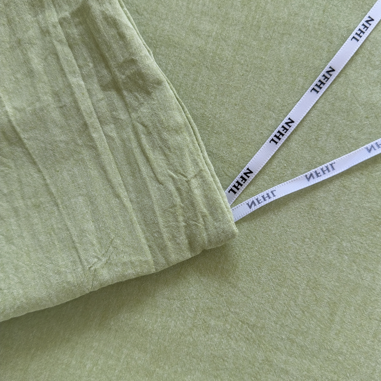 91家纺网 家纺一手货源 找家纺 晚依家纺 2025新款A类全棉色织水洗棉被套单件纯棉格子纯色学生宿舍被罩定制定做 纯色-果绿