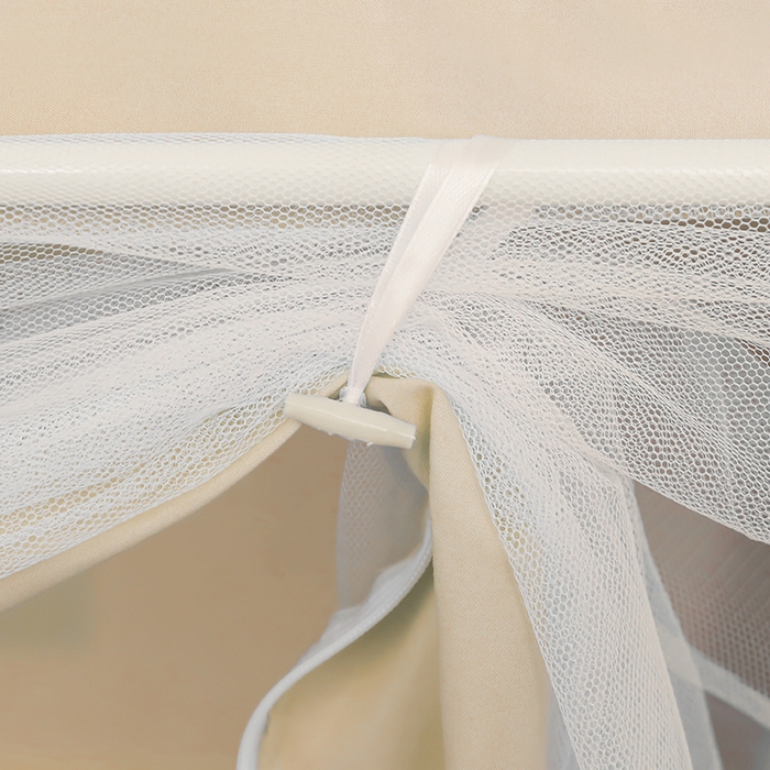 91家纺网 家纺一手货源 找家纺 （总）安金蚊帐2025新款防蚊遮光一体99%强遮光学生宿舍上下铺遮光学生蚊帐-卡其系列