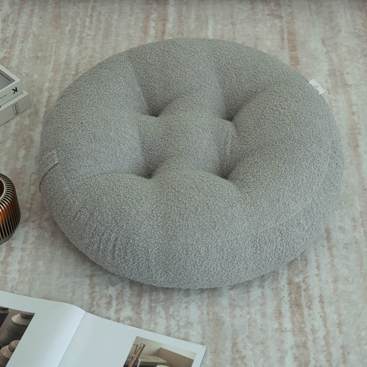 91家纺网 家纺一手货源 找家纺 （总）2025新款泰迪绒蒲团