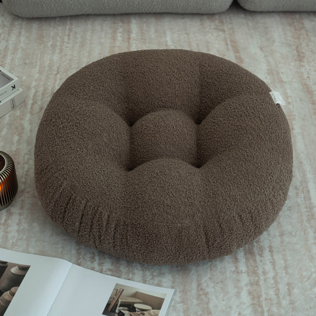 91家纺网 家纺一手货源 找家纺 （总）2025新款泰迪绒蒲团