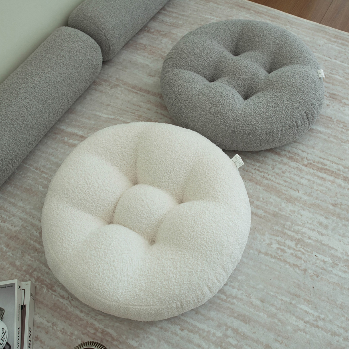 91家纺网 家纺一手货源 找家纺 （总）2025新款泰迪绒蒲团