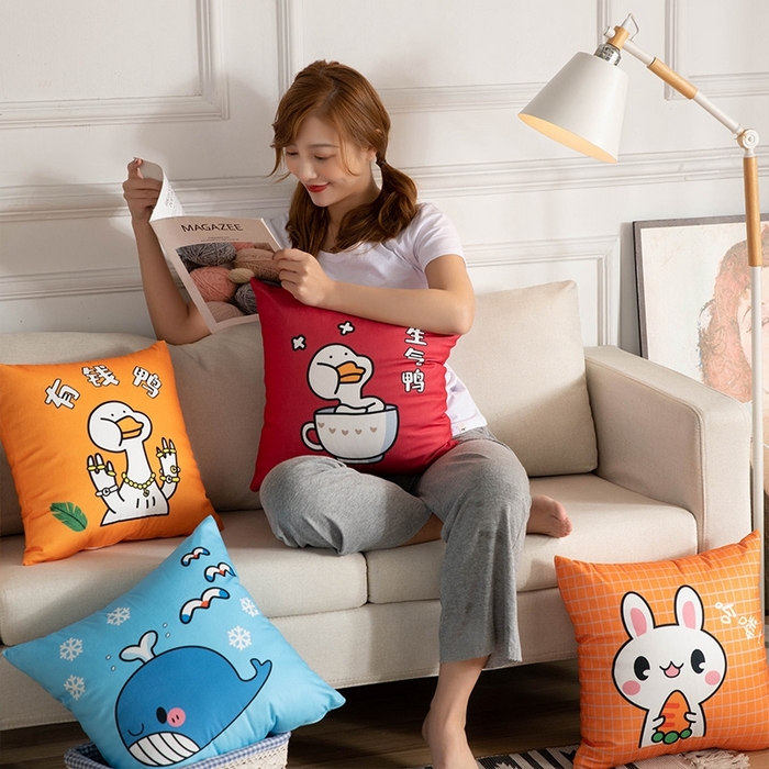 91家纺网 家纺一手货源 找家纺 （总）新奇异 2025新款卡通抱枕 （支持定制）
