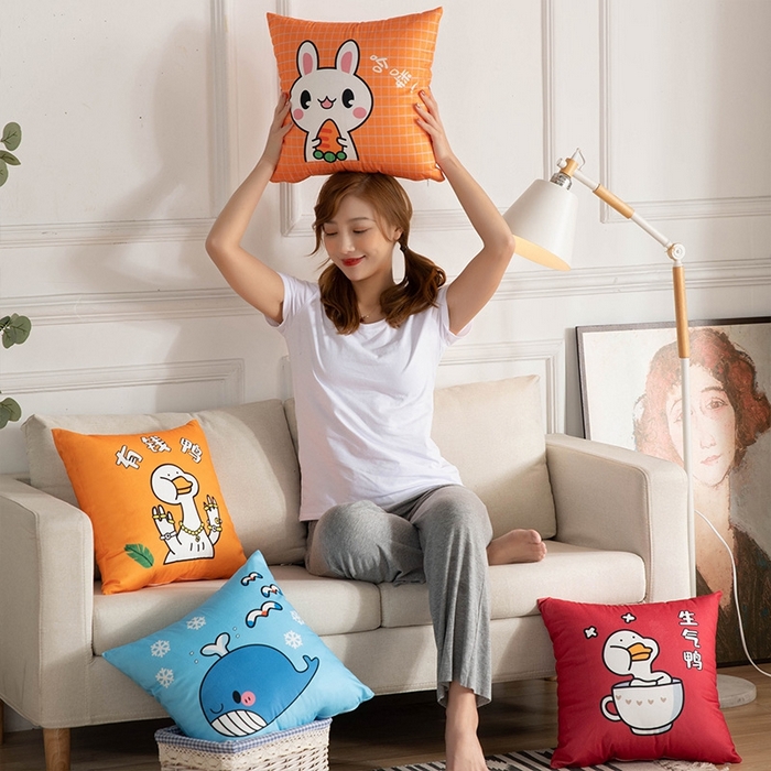 91家纺网 家纺一手货源 找家纺 （总）新奇异 2025新款卡通抱枕 （支持定制）