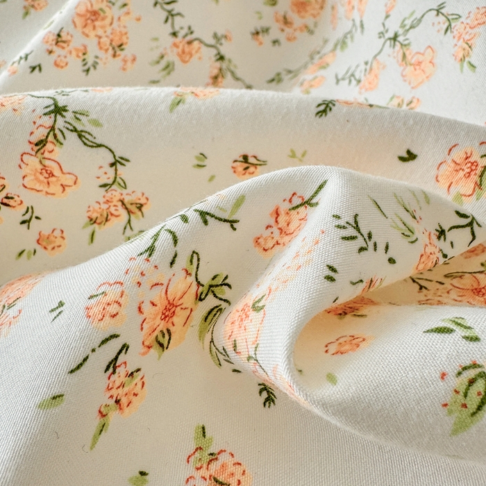 91家纺网 家纺一手货源 找家纺 芷凡家纺2025新款水洗棉双层纱云感棉床盖四件套 花恋