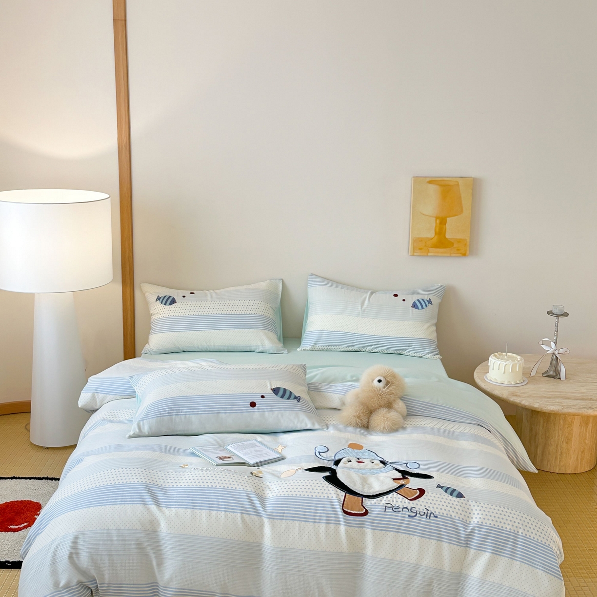 91家纺网 家纺一手货源 找家纺 （总）紫桐 Lila lndus 2025新款双层纱贴布绣四件套