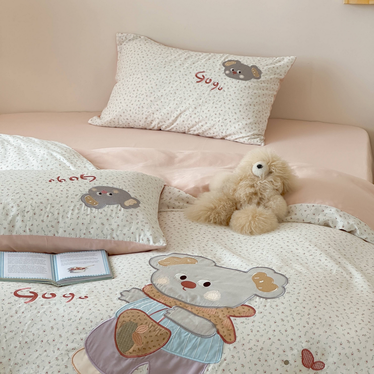 91家纺网 家纺一手货源 找家纺 （总）紫桐 Lila lndus 2025新款双层纱贴布绣四件套