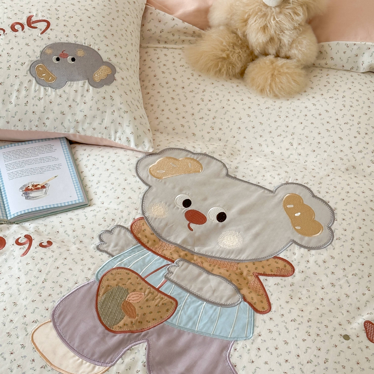 91家纺网 家纺一手货源 找家纺 （总）紫桐 Lila lndus 2025新款双层纱贴布绣四件套