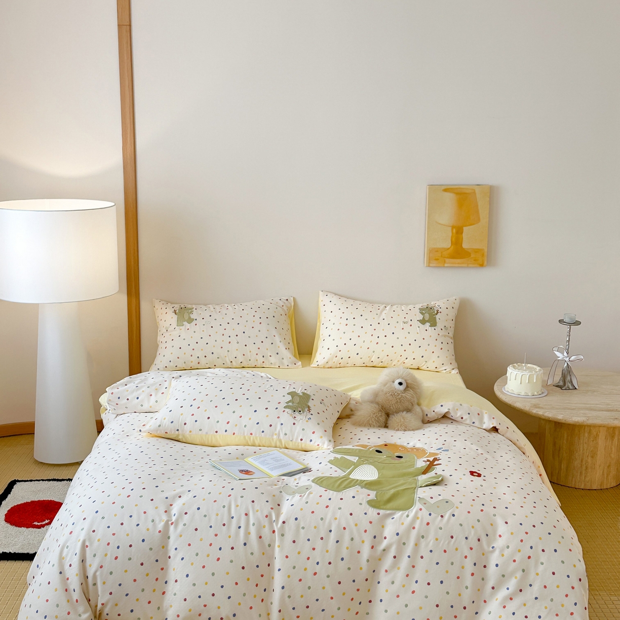 91家纺网 家纺一手货源 找家纺 （总）紫桐 Lila lndus 2025新款双层纱贴布绣四件套