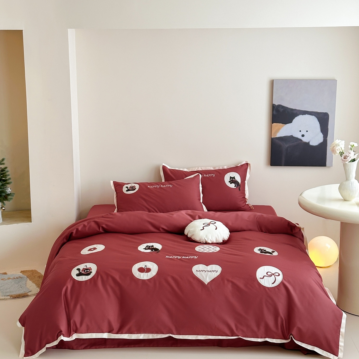 91家纺网 家纺一手货源 找家纺 （总）紫桐 Lila lndus 2025新款50支双股长绒棉纯棉四件套