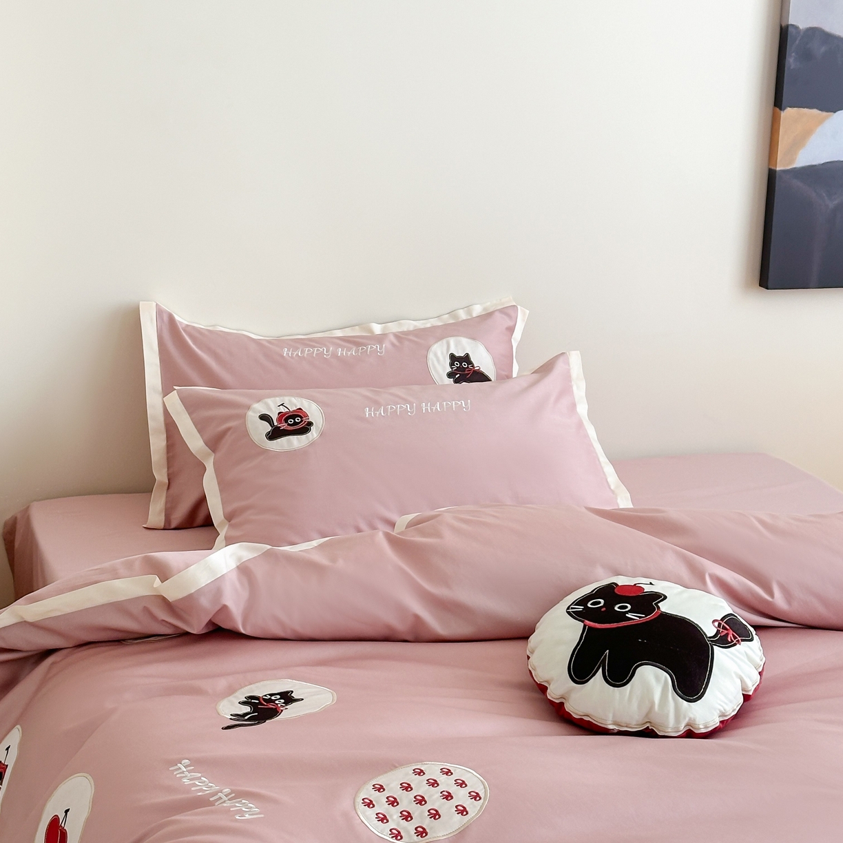 91家纺网 家纺一手货源 找家纺 （总）紫桐 Lila lndus 2025新款50支双股长绒棉纯棉四件套