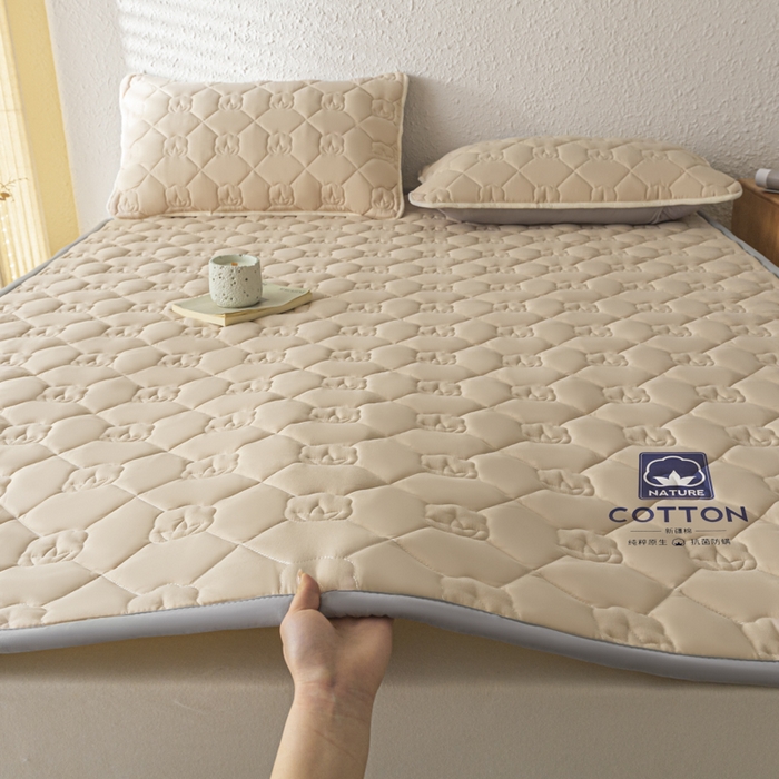 91家纺网 家纺一手货源 找家纺 （总）老帅的工厂店2025新款A类水洗棉珩绣棉花床褥