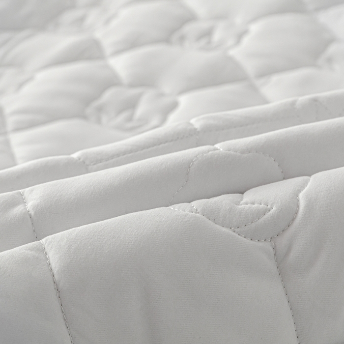 91家纺网 家纺一手货源 找家纺 老帅的工厂店2025新款A类水洗棉珩绣棉花床褥 净白色