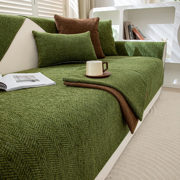 91家纺网 家纺一手货源 找家纺 （总）沐沐家纺2026新款人字纹沙发垫