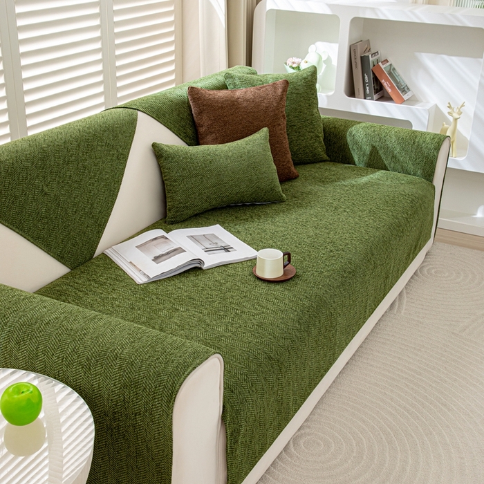 91家纺网 家纺一手货源 找家纺 （总）沐沐家纺2026新款人字纹沙发垫