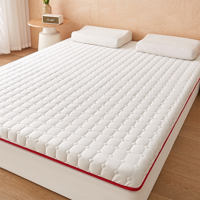 91家纺网 家纺一手货源 找家纺 （总）芊梵床垫 2025新款牛奶丝棉花硬质棉床垫-成人款