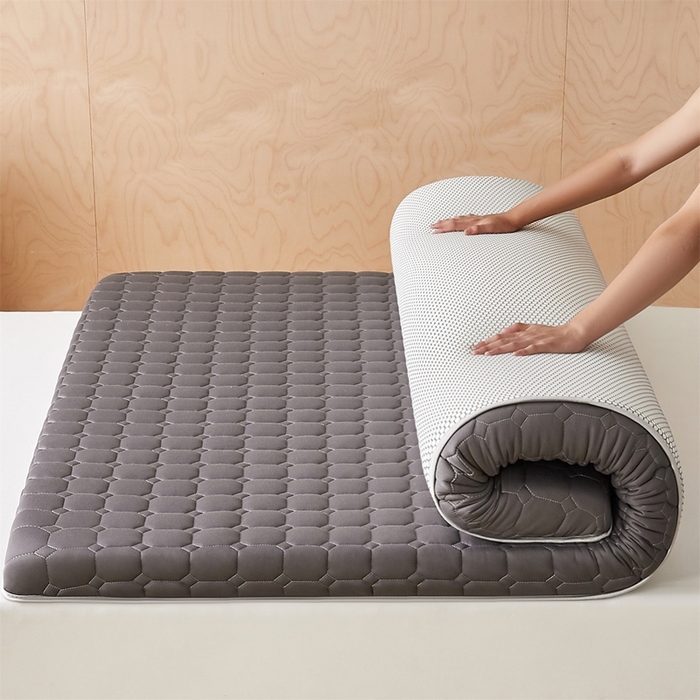 91家纺网 家纺一手货源 找家纺 （总）芊梵床垫 2025新款牛奶丝棉花硬质棉床垫-成人款