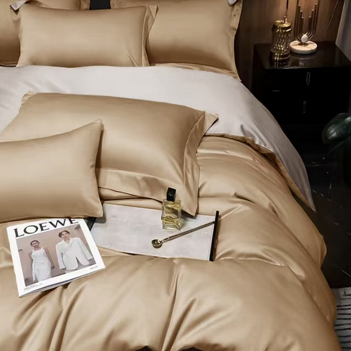 91家纺网 家纺一手货源 找家纺 （总）未来家居 2024新款100S长绒棉丽姿四件套