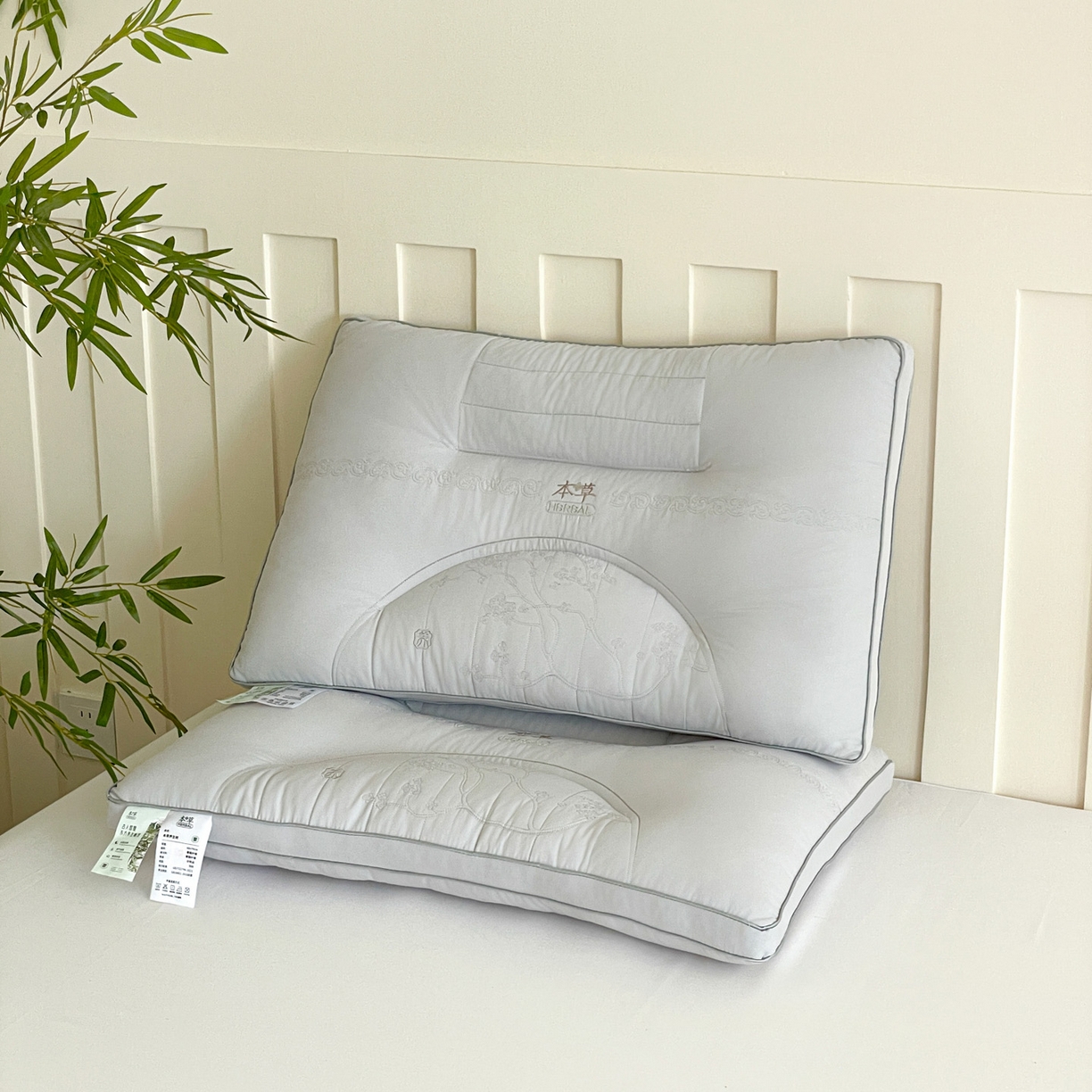 91家纺网 家纺一手货源 找家纺 （总）爱尚家枕芯 2025新款草本决明子分区枕枕头枕芯
